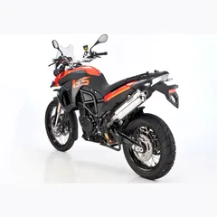 Rac 1 Slip on Ersatzdämpfer - silber Auspuff für: BMW F 650 GS E8GS, F 800 GS E8GS
