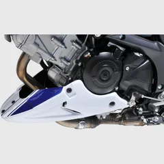 Bugspoiler - weiß/blau Unterfahrschutz für: SUZUKI SV 650 WCX0/WCX1