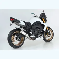 Supersport Slip on Ersatzdämpfer Super Short - silber Auspuff für: YAMAHA FZ8 Fazer RN25, FZ8 RN25