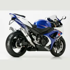 Supersport Slip on Ersatzdämpfer - silber Auspuff für: SUZUKI GSX-R 1000 WVCL
