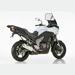 Rac 1 Slip on Ersatzdämpfer - silber Auspuff für: KAWASAKI Versys 1000 LZT00A, Versys 1000 LZT00B
