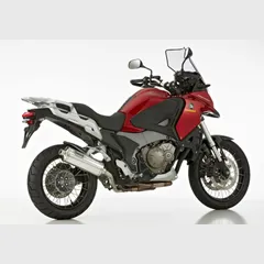 Rac 1 Slip on Ersatzdämpfer - silber Auspuff für: HONDA VFR1200X Crosstourer SC70