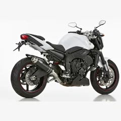 Supersport Slip on Ersatzdämpfer - schwarz Auspuff für: YAMAHA FZ1 Fazer RN16, FZ1 RN16