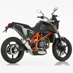Supersport Slip on Ersatzdämpfer Super Short - silber Auspuff für: KTM 690 Duke KTM 690 Duke