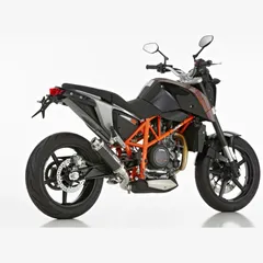 Supersport Slip on Ersatzdämpfer Super Short Auspuff für: KTM 690 Duke KTM 690 Duke