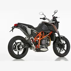 Supersport Slip on Ersatzdämpfer Super Short - schwarz Auspuff für: KTM 690 Duke KTM 690 Duke