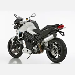DSX-5 slip on exhaust - silver for: BMW F 800 R 4R80