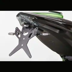 Kennzeichenhalter - schwarz Nummernschildhalter für: KAWASAKI Z800 ZR800A/B, Z800e ZR800C/D