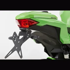 Kennzeichenhalter - schwarz Nummernschildhalter für: KAWASAKI Ninja 300 EX300A, Z300 ER300A 7210062