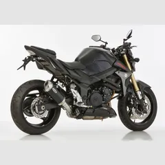 DSX-5 slip on exhaust super short - black for: SUZUKI GSR 750 C5
