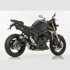 Supersport Slip on Ersatzdämpfer Super Short - schwarz Auspuff für: SUZUKI GSR 750 C5
