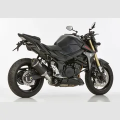 DSX-10 slip on exhaust super short - matt black for: SUZUKI GSR 750 C5