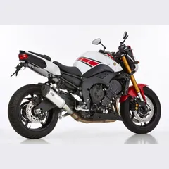 DSX-5 slip on exhaust super short - silver for: YAMAHA FZ8 Fazer RN25, FZ8 RN25