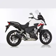 Rac 1 Slip on Ersatzdämpfer - schwarz Auspuff für: HONDA CBR500R PC44, CB500F PC45