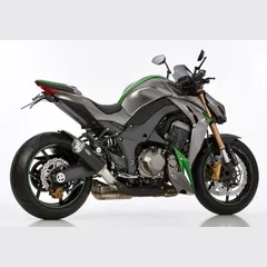 Factory slip on exhaust - black for: KAWASAKI Z1000 R Edition ZRT00H, Z1000 SX ZXT00W