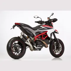 Track slip on exhaust - black for: DUCATI Hypermotard 821 B2, Hypermotard 821 SP B2