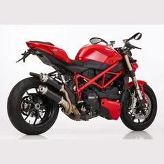 Track slip on exhaust - black for: DUCATI Streetfighter 848 F1, Streetfighter 1100 F1