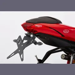 Kennzeichenhalter - schwarz Nummernschildhalter für: DUCATI Supersport VA, Supersport S VA