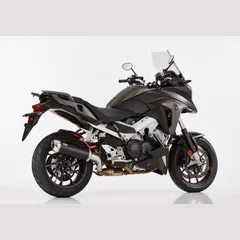 DSX-5 slip on exhaust - black for: HONDA VFR800F RC79, VFR800X Crossrunner RC80