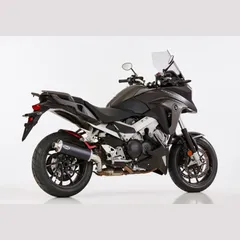Rac 1 Slip on Ersatzdämpfer - schwarz Auspuff für: HONDA VFR800F RC79, VFR800X Crossrunner RC80