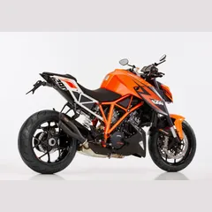 Pro 2 slip on exhaust - matt black for: KTM 1290 Super Duke GT KTM Superduke, 1290 Super Duke R KTM Superduke