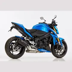 DSX-10 slip on exhaust super short - matt black for: SUZUKI GSX-S 1000 WDG0, GSX-S 1000F WDG0