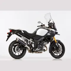 DSX-5 slip on exhaust - black for: SUZUKI DL 1000 V-Strom XT WDD0, DL 1000 V-Strom WDD0