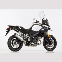 DSX-5 slip on exhaust - silver for: SUZUKI DL 1000 V-Strom WVDD