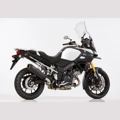 DSX-10 slip on exhaust - matt black for: SUZUKI DL 1000 V-Strom WDD0, DL 1000 V-Strom XT WDD0