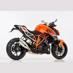 Track Raw slip on exhaust - silver for: KTM 1290 Super Duke R KTM Superduke, 1290 Super Duke GT KTM Superduke