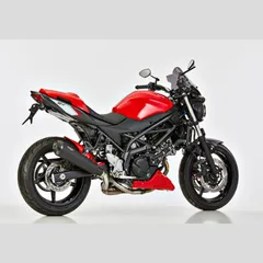 DSX-7 slip on exhaust - matt black for: SUZUKI SV 650 WCX0/WCX1, SV 650 X WCX0/WCX1