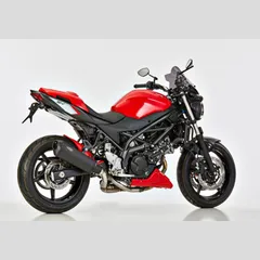 DSX-10 slip on exhaust - matt black for: SUZUKI SV 650 WCX0/WCX1, SV 650 X WCX0/WCX1