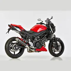 Supersport slip on exhaust for: SUZUKI SV 650 WCX0/WCX1, SV 650 X WCX0/WCX1
