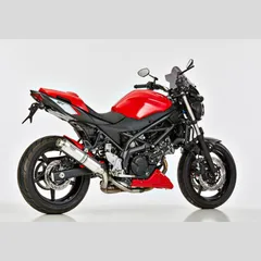 Supersport Slip on Ersatzdämpfer - silber Auspuff für: SUZUKI SV 650 WCX0/WCX1, SV 650 X WCX0/WCX1