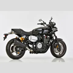 DSX-10 slip on exhaust - matt black for: YAMAHA XJR1300 RP19