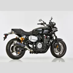 Supersport slip on exhaust - black for: YAMAHA XJR1300 RP19