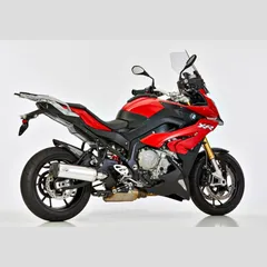 DSX-5 slip on exhaust - silver for: BMW S 1000 XR 2X10
