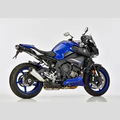 DSX-7 slip on exhaust super short - silver for: YAMAHA MT-10 SP RN45, MT-10 RN45