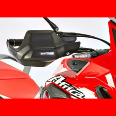 Handprotektoren - schwarz-matt Motorradhandschutz für: HONDA CRF1000L Africa Twin SD04, CRF1000L Africa Twin Adventure Sports SD06
