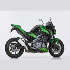 DSX-5 slip on exhaust super short - silver for: KAWASAKI Z900 ZR900B/D