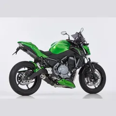 Supersport complete exhaust system - black for: KAWASAKI Z650 ER650H, Ninja 650 EX650K