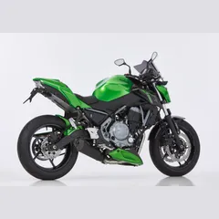DSX-7 complete exhaust system - matt black for: KAWASAKI Z650 ER650H, Ninja 650 EX650K