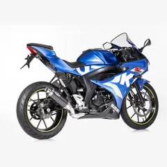 Supersport complete exhaust system super short for: SUZUKI GSX-S 125 WDL0, GSX-R 125 WDL0