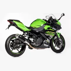 DSX-5 slip on exhaust super short - black for: KAWASAKI Ninja 400 EX400G, Z400 ER400D