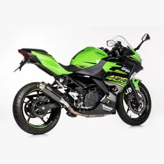 SRC 4 slip on exhaust super short for: KAWASAKI Z400 ER400D, Ninja 400 EX400G