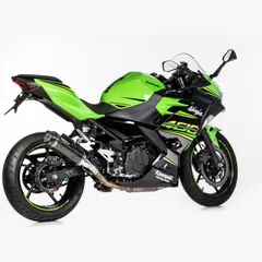 Street GP slip on exhaust super short for: KAWASAKI Ninja 400 EX400G, Z400 ER400D
