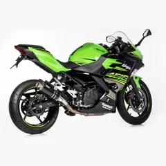Supersport Slip on Ersatzdämpfer Super Short - schwarz Auspuff für: KAWASAKI Ninja 400 EX400G, Z400 ER400D