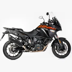 Discover slip on exhaust - black for: KTM 1290 Super Adventure D2, 1090 Adventure R KTM Adventure