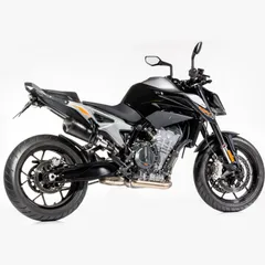 DSX-7 slip on exhaust super short - matt black for: KTM 790 Duke KTM 790 Duke
