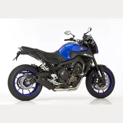 DSX-10 complete exhaust system - matt black for: YAMAHA MT-09 SP RN43, MT-09 RN43